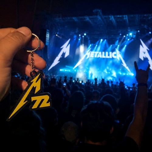 Metallica M72 World Tour keychain new, handmade 3D printed