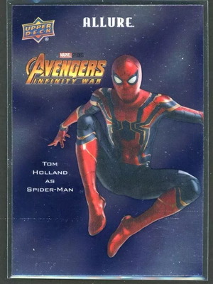 Κάρτα χαρακτήρα Spider-Man Upper Deck Marvel Allure σαν καινούργια