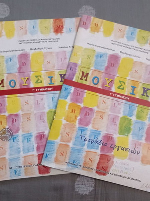 Music Book and Workbook for 3rd Grade Gymnasium like new