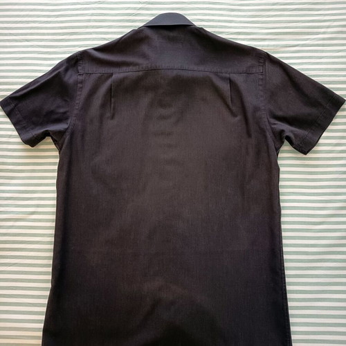 Cedarwood men's black short-sleeve shirt like new, size M