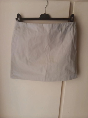 Zara mini skirt size M/38 beige like new with lining