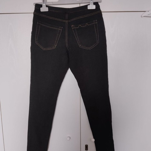 HUE women's denim leggings small used, black