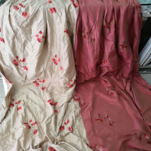 Silk lined curtain new, 3 meters width by 2.90 height