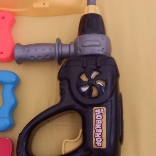 Children's tools used with electric drill, 16 pieces