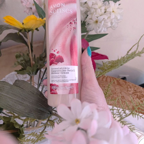 Avon Senses Irresistible Frappuccino Swirl creamy body shower gel new 500ml