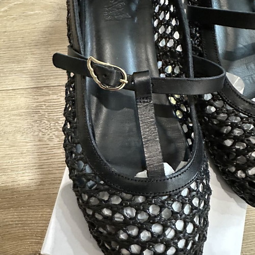 Ancient Greek Sandals ballerina shoes size 39, black