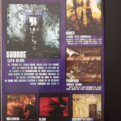 A Sangre Y Fuego #3 2003 Metal Magazine like new
