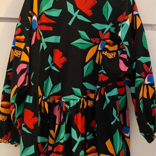 Mini dress Karavan cotton like new, black