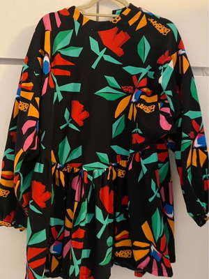 Mini dress Karavan cotton like new, black