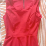 Blouse new, red, one size
