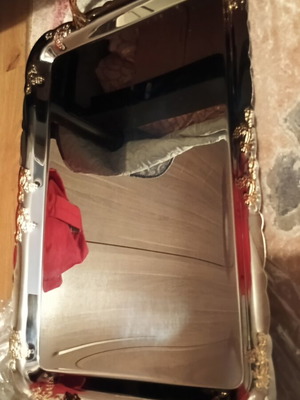 Сервираща тава от неръждаема стомана като нова 41x28 см