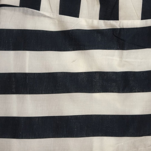 St Martins cotton striped skirt size S used, black and white