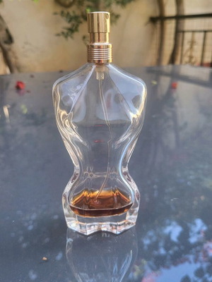 JPG Classique Intense perfume bottle used, empty
