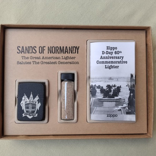 Zippo D-Day 60th Anniversary Collectible Set like new