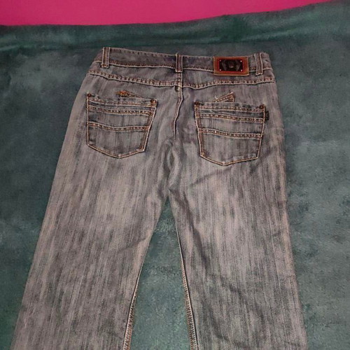 Vintage MTNG jeans size 33 like new, distressed grey-blue