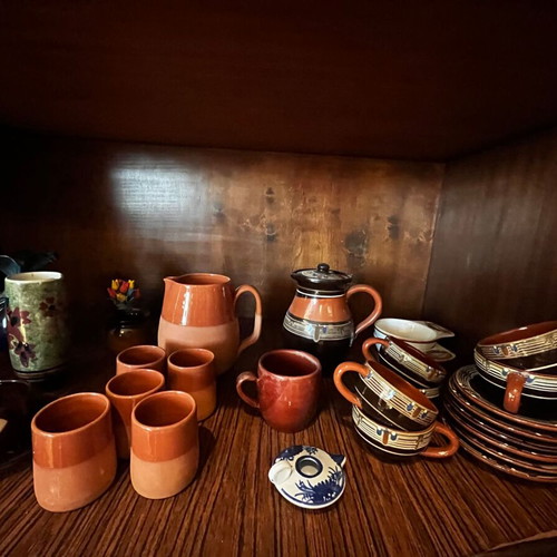 Ceramic collection used, 35 pieces