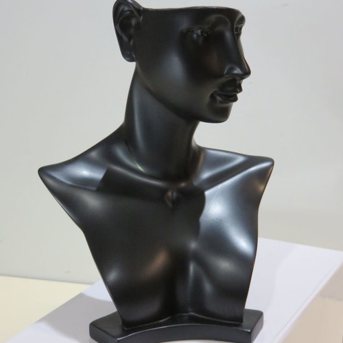 Jewelry display bust used, necklace neck stand