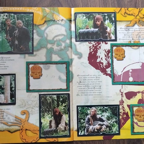 Panini Album Pirates of the Caribbean Dead Man's Chest used