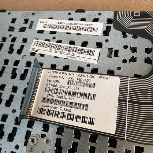 HP 15-r116nv laptop keyboard like new, genuine replacement