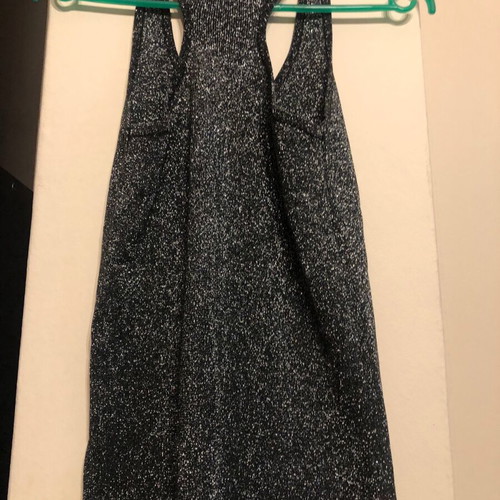Black and silver blouse like new, size S