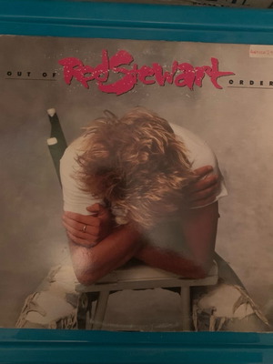 Rod Stewart Out Of Order vinyl album used, rock