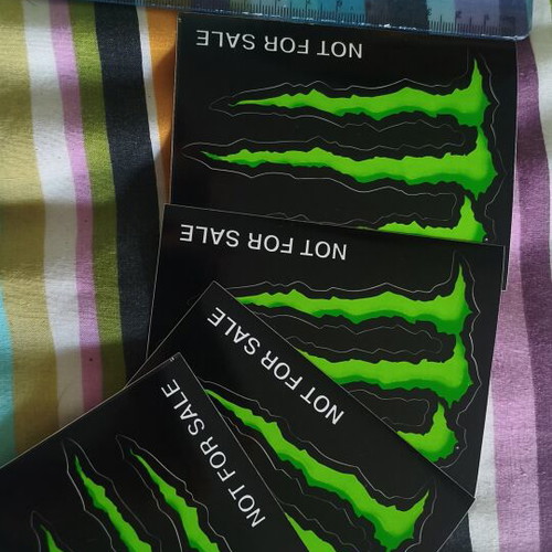 Monster Energy Stickers new, 11×8 cm