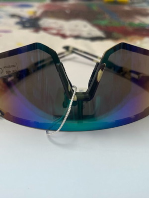 Statement sunglasses rainbow lens new