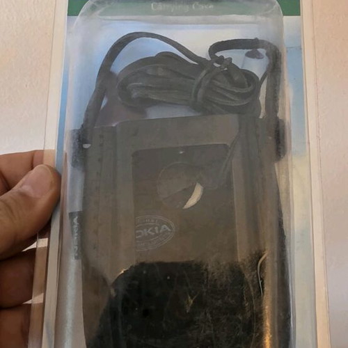 Nokia 3650 leather case new rare