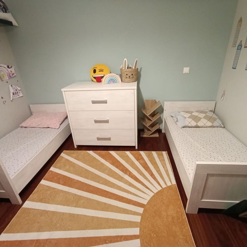 Convertible children's beds with Greco Strom mattresses, like new, set of 2
