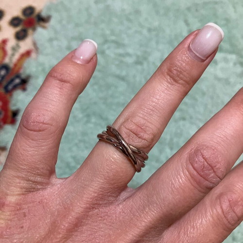 Trivero three silver rings used