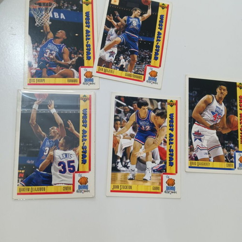 NBA Upper Deck International 1991-92 vintage card lot, 82 pcs