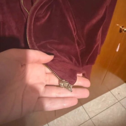 SugarFree hoodie used, red, size M