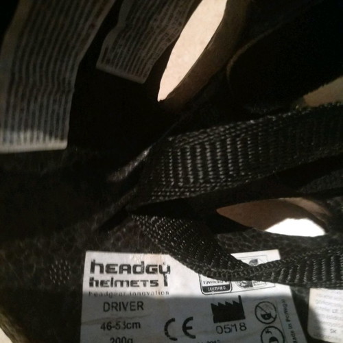 Headgy bicycle helmet used, for ages 2-4