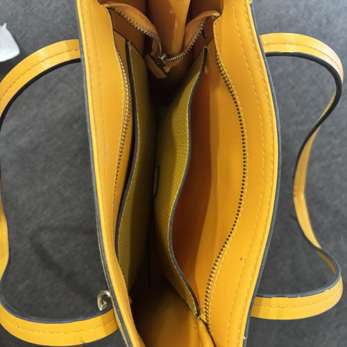 Rocco Barocco shoulder bag used, yellow