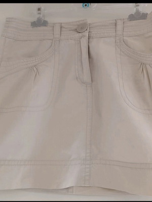 H&M Mini Skirt Beige 165 cm Like New