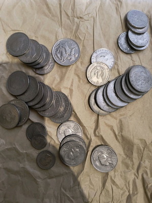 Old Greek coins like new, pack of 50