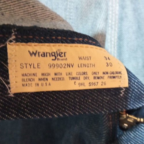 Wrangler Vintage men's dark blue jeans American Hero U-Fit Comfort W34 L30