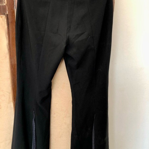 Hippy bell-bottom pants with lace used, size L