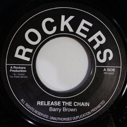 Barry Brown Release The Chain record used, reggae