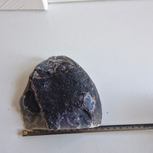 Raw purple agate stone new 922 grams