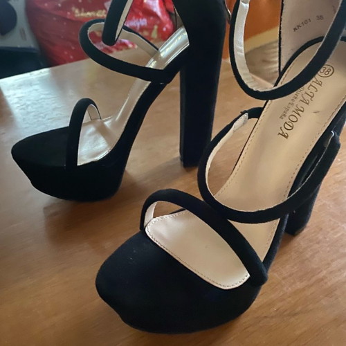 Black women's high heels