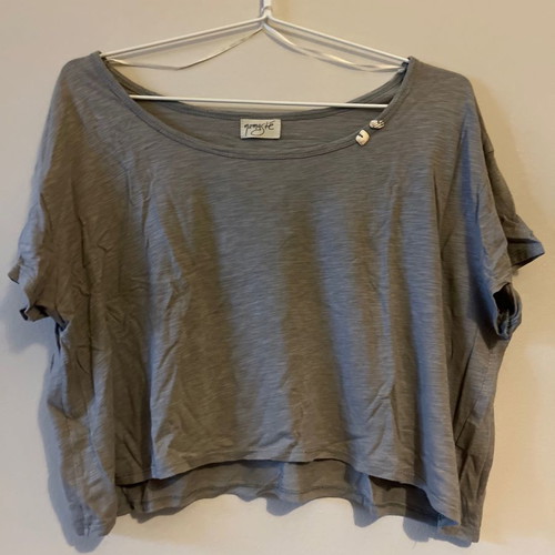 Namasté blouse used, gray, size M-L