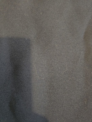 Double-sided dark blue fabric for sewing