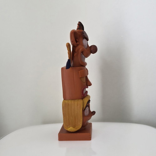 Totem Crash Bandicoot 3D like new, 9x5x15cm