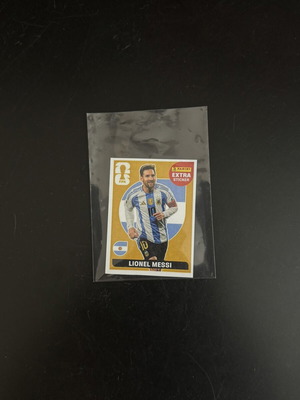 Messi extra sticker gold Panini World Cup καινούργιο