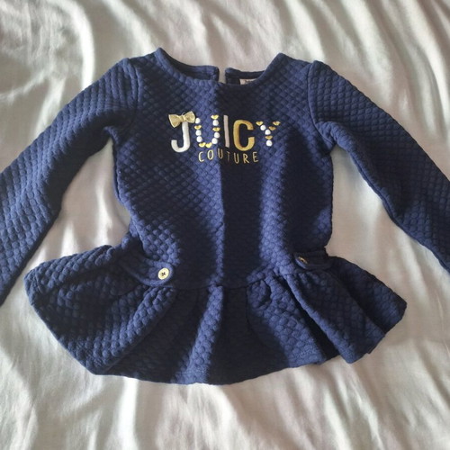 Juicy Couture baby blue winter dress like new 6 months