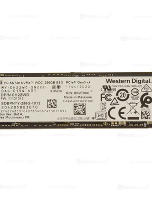 Western Digital NVMe SSD SN730 SDBQNTY-256G-1001 256GB
