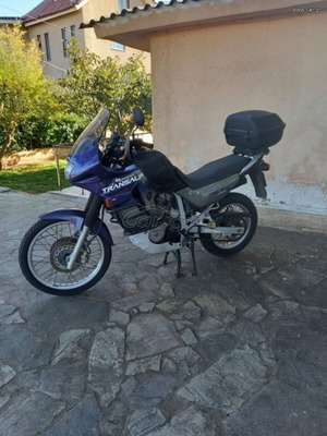 Honda Transalp 600 motorcycle 1998, purple