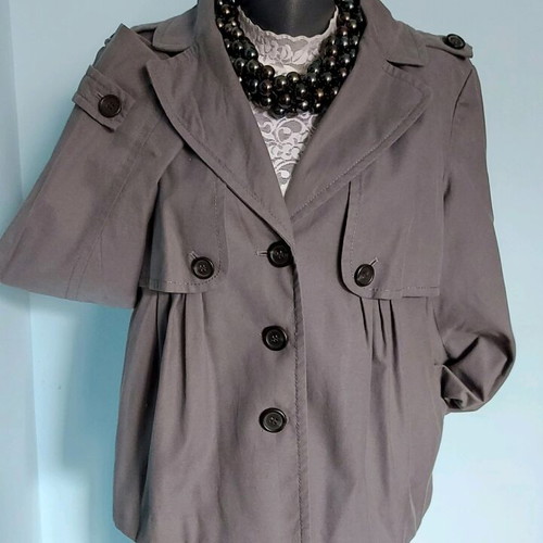 LOFT by Ann Taylor gray coat like new, size XL
