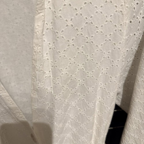Zara midi dress white with belt, new